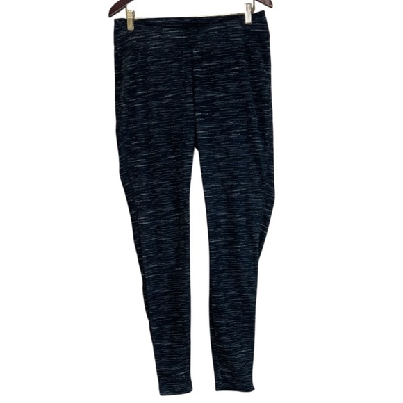 Columbia Glacial Fleece Printed Leggings Blue Space Dye Base Layer L - Picture 12 of 12